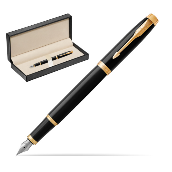 Parker IM Black GT Fountain Pen in classic box pure black