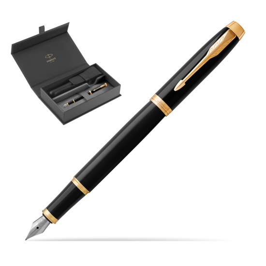 Parker IM Black GT Fountain Pen in original Parker box, closed case