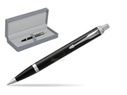 Parker IM Black CT Penna a Sfera in suede box grey