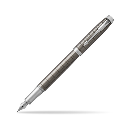 Parker IM Premium Dark Espresso Chiselled CT Penna Stilografica