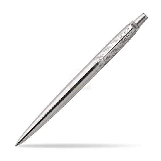 Parker Jotter Premium Stainless Steel Diagonal Chrome Colour Trim Penna a Sfera