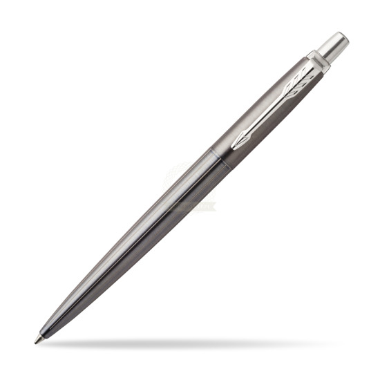 Parker Jotter Premium Oxford Grey Pinstripe Chrome Colour Trim Penna a Sfera