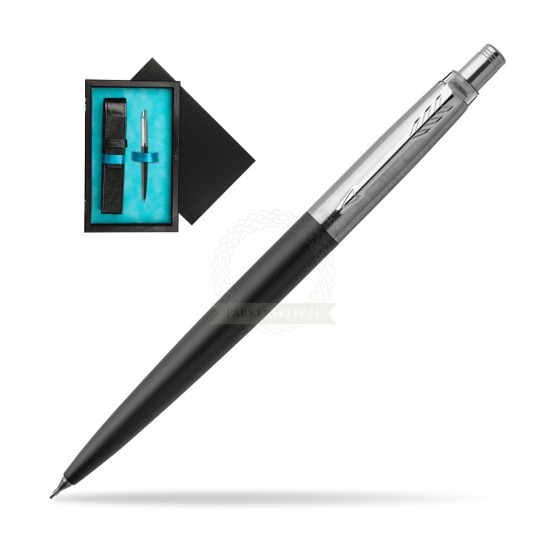 Parker Jotter Bond Street Black CT Mechanical Pencil in single wooden box Black Single Turquoise
