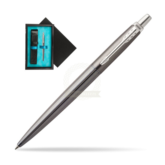 Parker Jotter Premium Gel Dark Oxford CT Penna a Sfera in single wooden box Black Single Turquoise