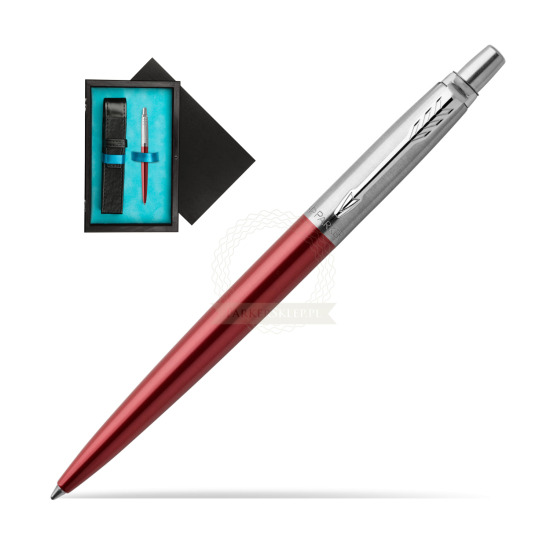 Parker Jotter Gel Red Kensington CT Ballpoint Pen in single wooden box Black Single Turquoise
