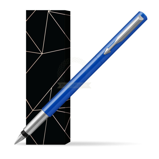 Parker Vector Blue Fountain Pen in cover Lucky
