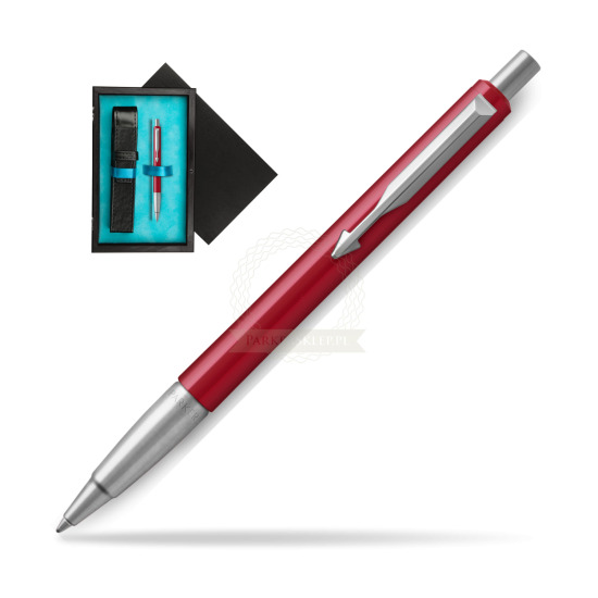 Parker Vector Red Kugelschreiber in single wooden box Black Single Turquoise