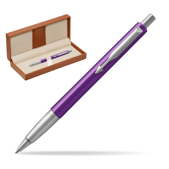 Parker Vector Purple Kugelschreiber  in classic box brown