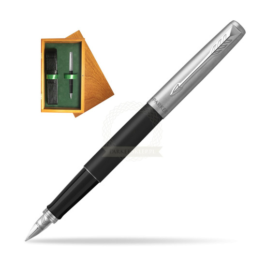 Parker Jotter Bond Street CT Penna Stilografica in single wooden box Honey Single Green