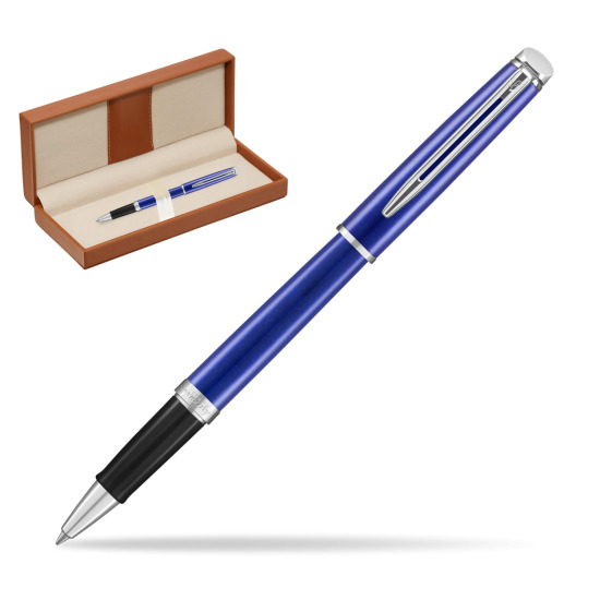Waterman Hemisphere 2018 Bright Blue CT RollerPenna a Sfera  in classic box brown