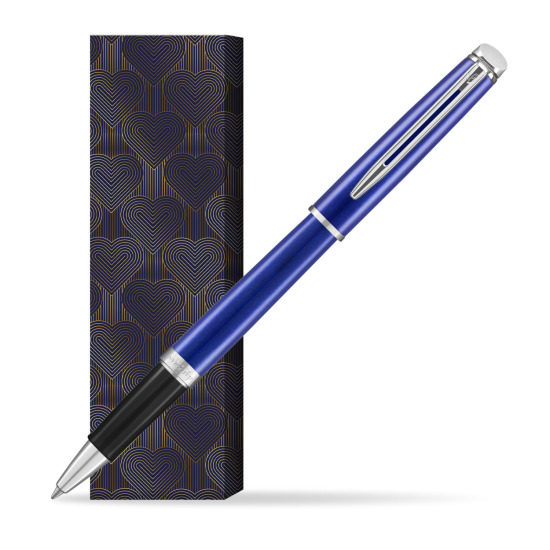 Waterman Hemisphere 2018 Bright Blue CT RollerPenna a Sfera in cover Glamour Love