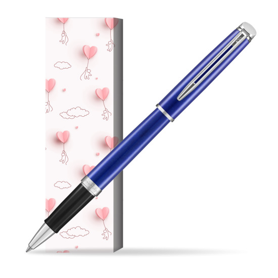 Waterman Hemisphere 2018 Bright Blue CT RollerPenna a Sfera in cover Love is in the air
