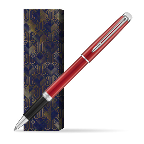Waterman Hemisphere 2018 Comet Red CT RollerPenna a Sfera in cover Glamour Love