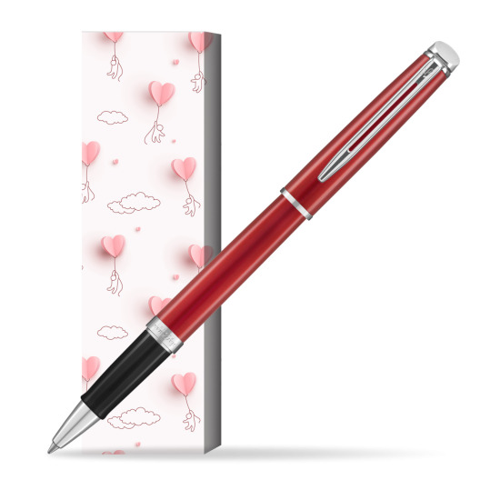 Waterman Hemisphere 2018 Comet Red CT RollerPenna a Sfera in cover Love is in the air