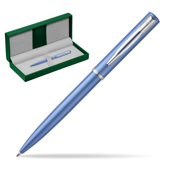 Waterman Allure blue CT Stylo à bille  in the green leather box