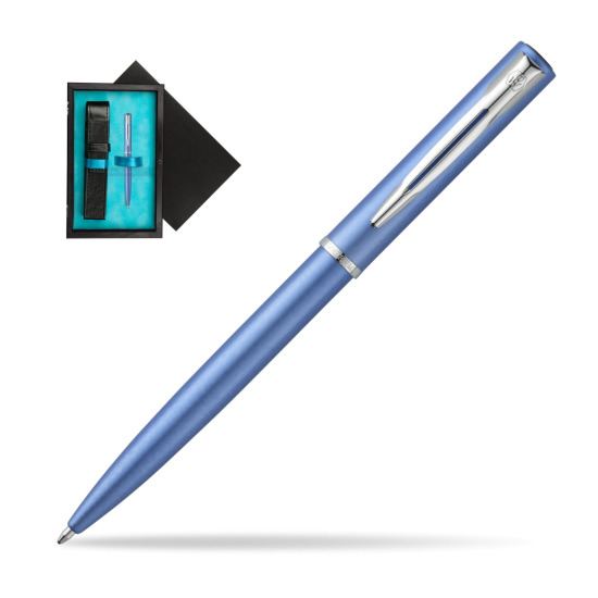 Waterman Allure blue CT Penna a Sfera  in single wooden box Black Single Turquoise