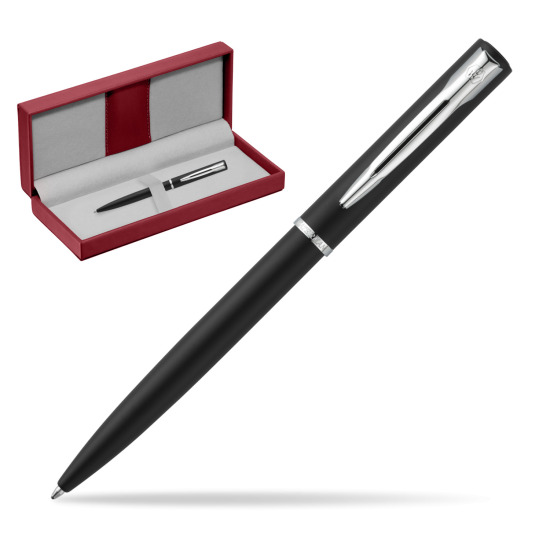 Waterman Allure muted black CT Stylo à bille in the red leather box