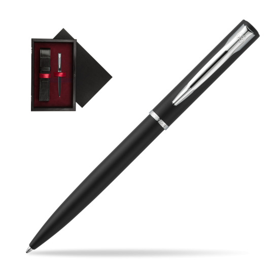 Waterman Allure muted black CT Penna a Sfera in single wooden box Black Single Maroon