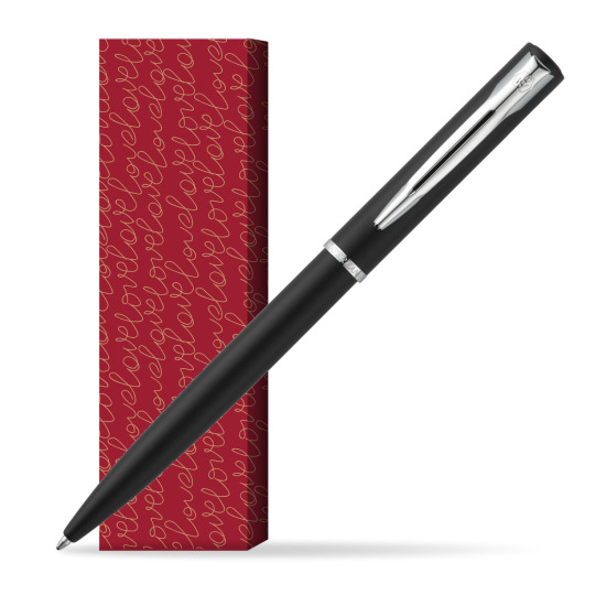 Waterman Allure muted black CT Penna a Sfera in cover True Love