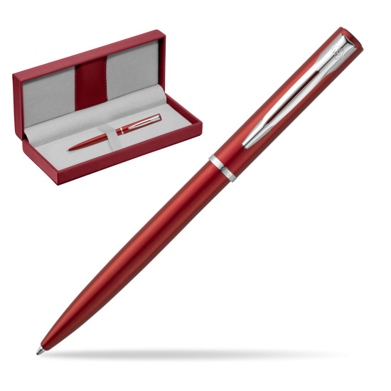 Waterman Allure red CT Stylo à bille in the red leather box