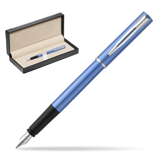 Waterman Allure blue Penna Stilografica in classic box black