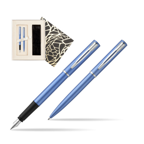 Waterman Penna Stilografica + Penna a Sfera Allure blue CT  Standard