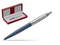 Parker Jotter XL Primrose Matte Blue Stylo-bille in the red leather box