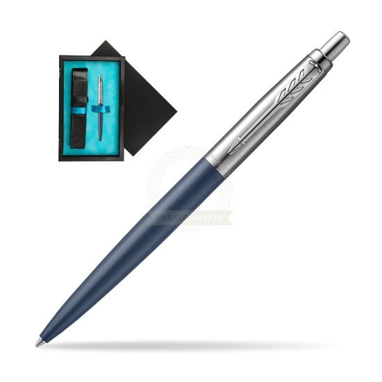Parker Jotter XL Primrose Matte Blue Kugelschreiber in single wooden box Black Single Turquoise