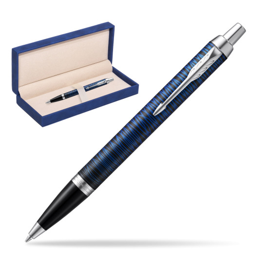 Parker IM Blue Origin Special Edition Penna a Sfera in suede box navy blue