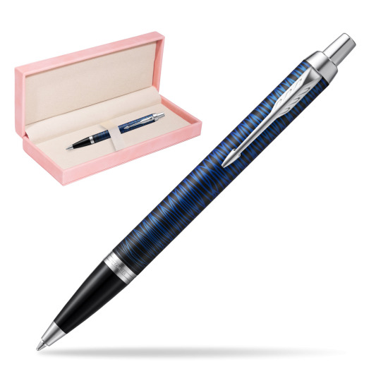 Parker IM Blue Origin Special Edition Penna a Sfera in suede box pink
