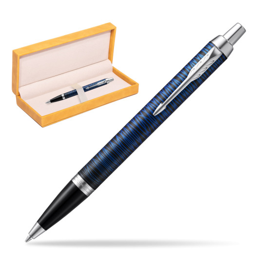 Parker IM Blue Origin Special Edition Penna a Sfera in suede box yellow