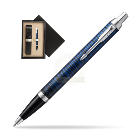 Parker IM Blue Origin Special Edition Penna a Sfera in single wooden box Wenge Single Ecru