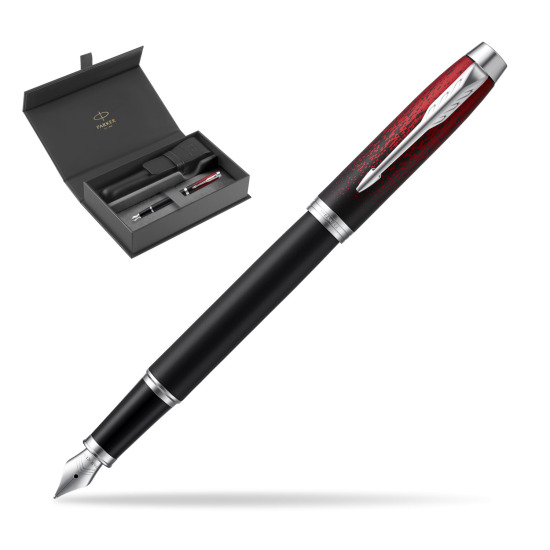 Parker IM Red Ignite Fountain Pen Special Edition in original Parker box, closed case