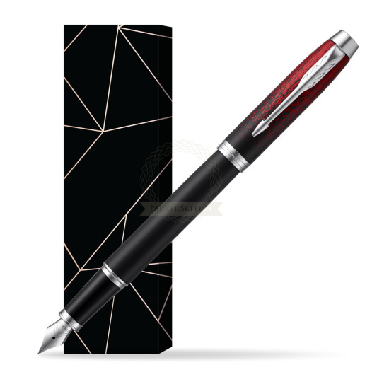 Parker IM Red Ignite Fountain Pen Special Edition in cover Lucky
