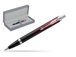 Parker IM Red Ignite Special Edition Penna a Sfera in suede box grey