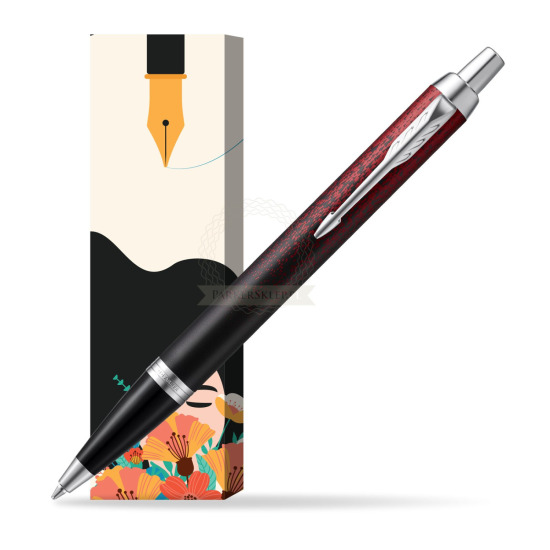 Parker IM Red Ignite Special Edition Penna a Sfera in cover Poppy
