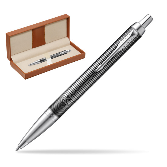 Parker IM Metallic Pursuit Special Edition Penna a Sfera  in classic box brown