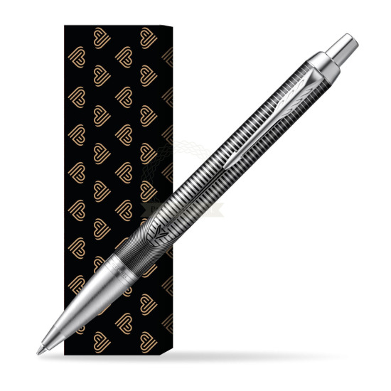 Parker IM Metallic Pursuit Special Edition Penna a Sfera in cover Golden Hearts