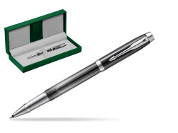Parker IM Metallic Pursuit Special Edition Penna Rollerball in the green leather box