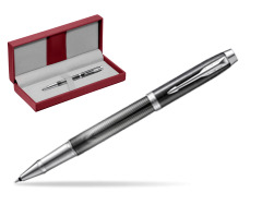 Parker IM Metallic Pursuit Special Edition Penna Rollerball in the red leather box