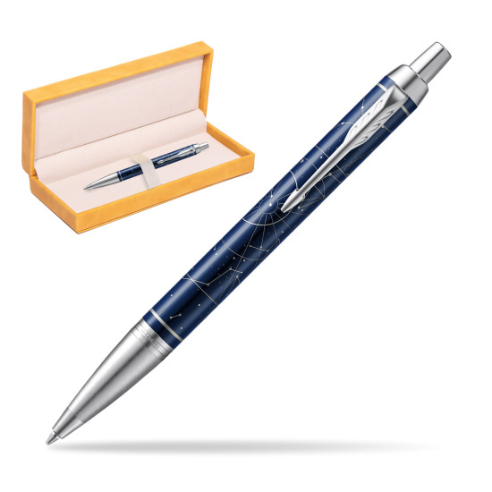 Parker IM Midnight Astral Special Edition Penna a Sfera in suede box yellow