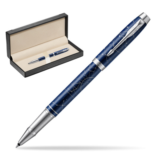 Parker IM Midnight Astral Special Edition Penna Rollerball in classic box black