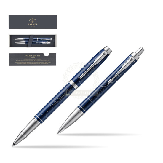 Parker set IM Midnight Astral Special Edition Rollerball Pen + ballpoint pen