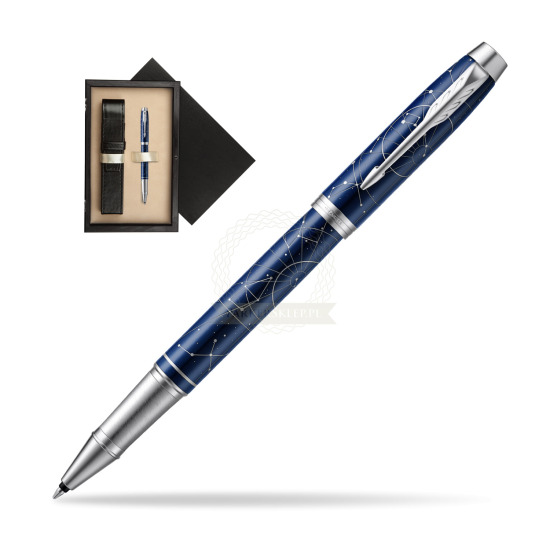 Parker IM Midnight Astral Special Edition Penna Rollerball in single wooden box Wenge Single Ecru