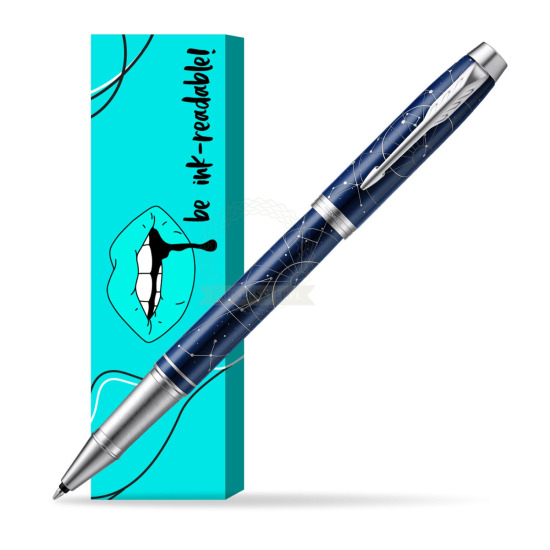 Parker IM Midnight Astral Special Edition Penna Rollerball in cover Ink-readable