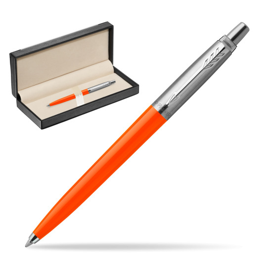 Parker Jotter Originals Orange Ballpoint Pen in classic box black