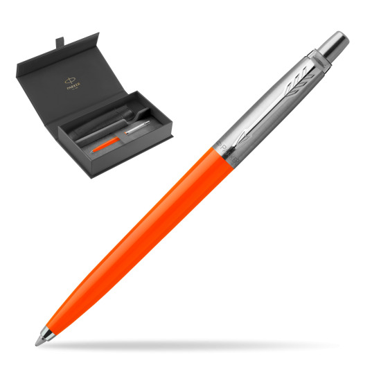 Parker Jotter Originals Orange Ballpoint Pen in original Parker box, slide-out case