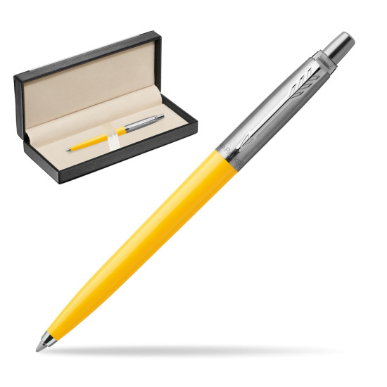 Parker Jotter Originals Yellow Ballpoint Pen in classic box black
