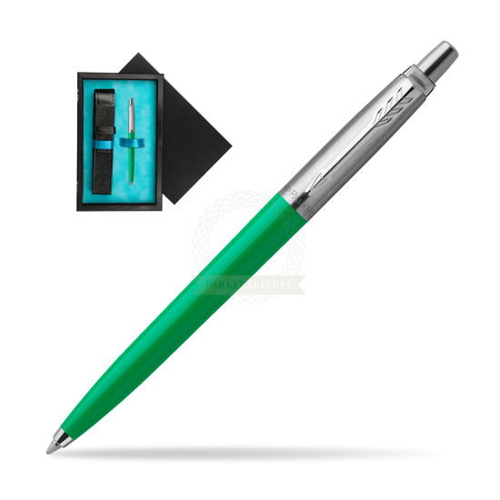 Parker Jotter Originals Green  Ballpoint Pen in single wooden box Black Single Turquoise