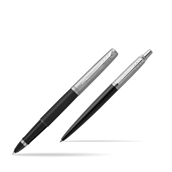 Parker Jotter Black Bond Street CT Pen Penna Roller + Penna Pen in a Gift Box